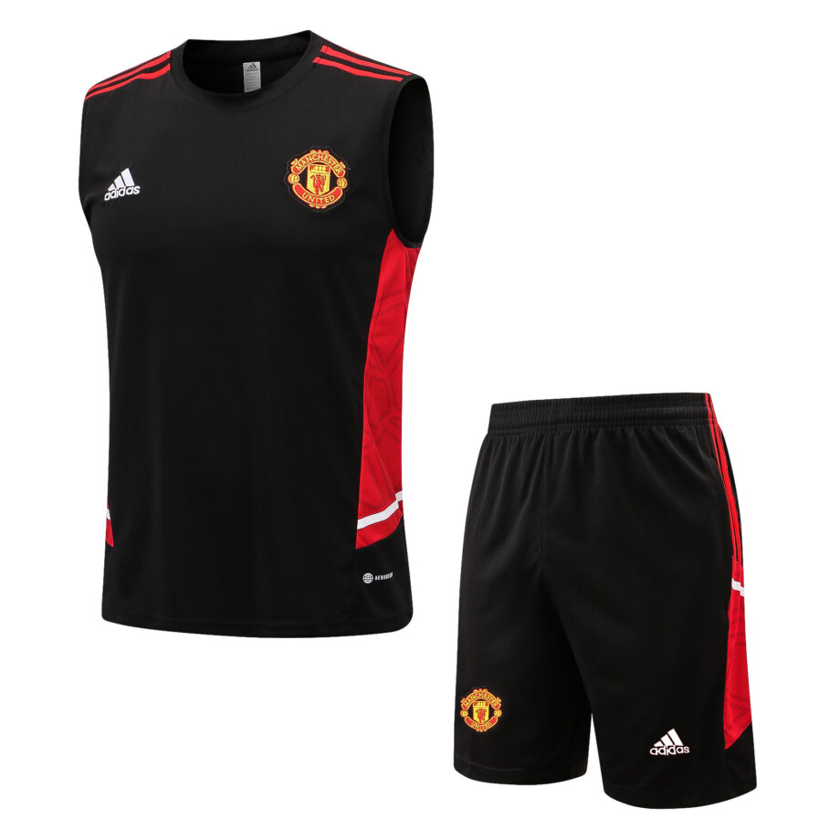 Manchester United black vest training set 2022/23