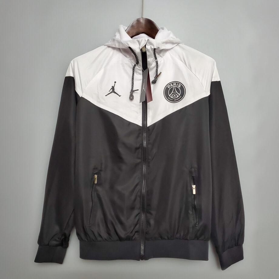 PSG Classic Style Windbreaker Black and White