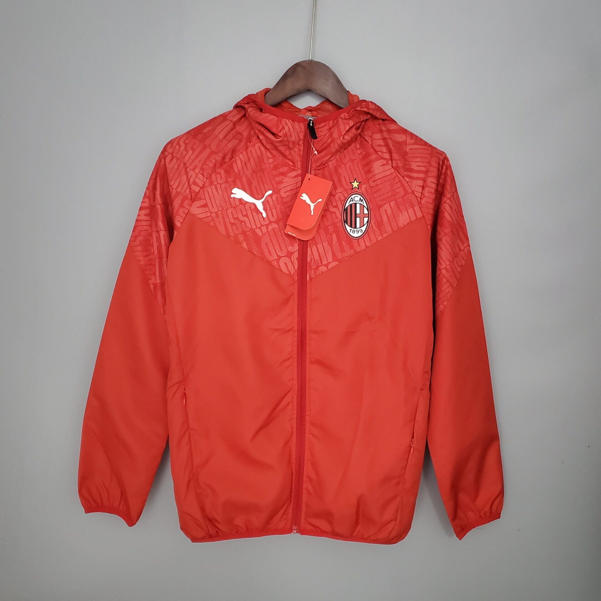 AC Milan Windbreaker Red – Dyqani Sportiv
