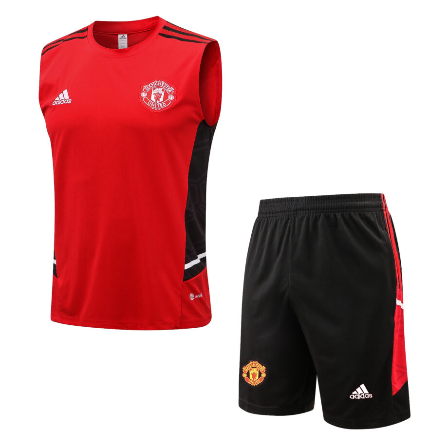 Manchester United red vest training set 2022/23